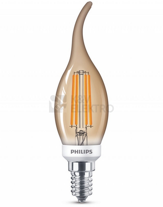 Obrázek produktu  Žárovka LED Philips GOLD classic 5W (32W) BA35 E14 2200K stmívatelná 0