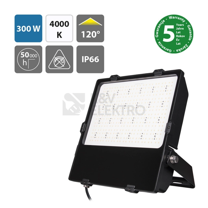 Obrázek produktu LED reflektor McLED Delta 300 300W 4000K IP66 ML-511.741.28.0 1