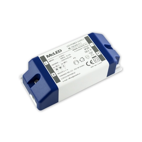 Nábytkový LED napájecí zdroj McLED 24VDC 12W 0,5A ML-732.070.11.1 (obrázek 5)