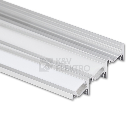Obrázek produktu Rohový hliníkový profil McLED 19x15mm s čirým difuzorem 2m ML-761.094.02.2 0