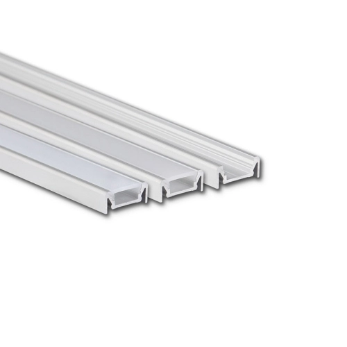 Přisazený hliníkový profil McLED PE 19x8mm BEZ DIFUZORU 2m ML-761.195.02.2