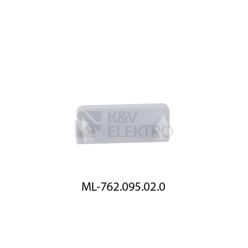 Koncovka pro hliníkový profil PE McLED ML-762.095.02.0 bez otvoru stříbrná