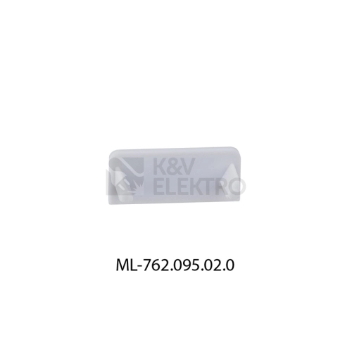 Koncovka pro hliníkový profil PE McLED ML-762.095.02.0 bez otvoru stříbrná