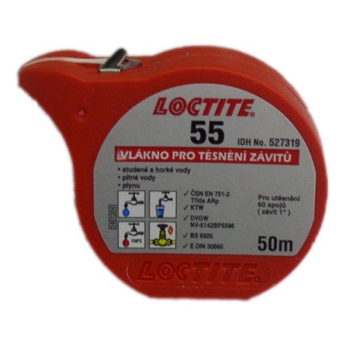 Levně Loctite 55 závitové těsnící vlákno 50 m LOC 50