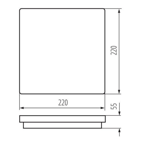 LED svítidlo Kanlux BENO 18W NW-L-W IP54 neutrální bílá 32942 (obrázek 9)