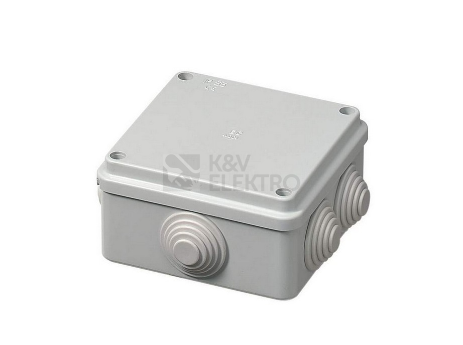 Obrázek produktu  Krabice Malpro S-BOX 106M 100x100x50mm 6 průchodek IP55 šedá 0
