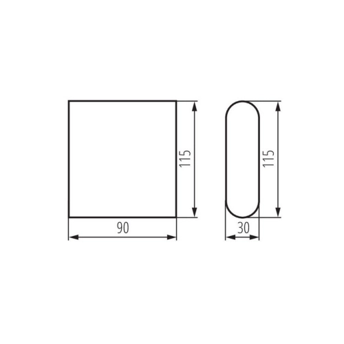 LED svítidlo Kanlux GARTO LED EL 8W-GR IP54 grafit 29270 (obrázek 6)