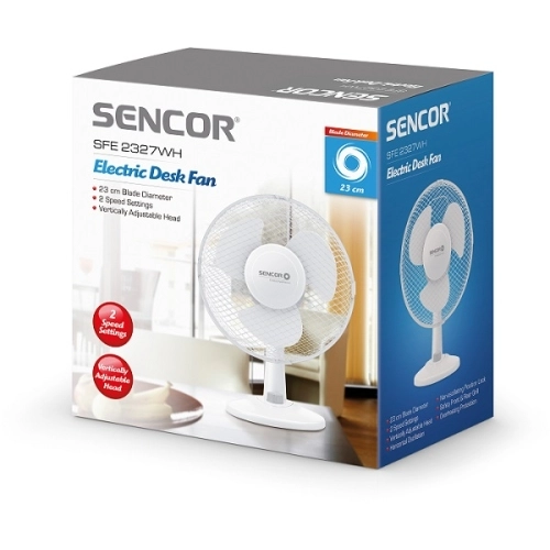 Stolní ventilátor SENCOR SFE 2327WH bílá (obrázek 7)