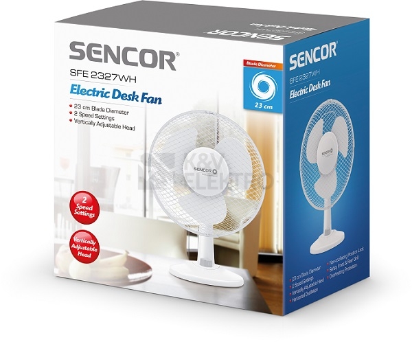 Obrázek produktu Stolní ventilátor SENCOR SFE 2327WH bílá 6