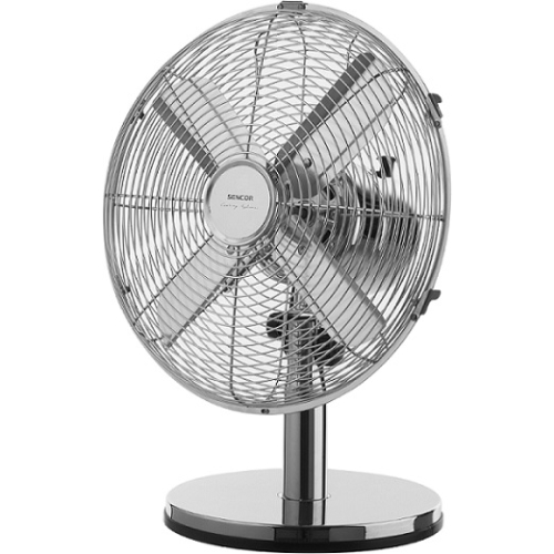 Kovový stolní ventilátor SENCOR SFE 3040SL stříbrná