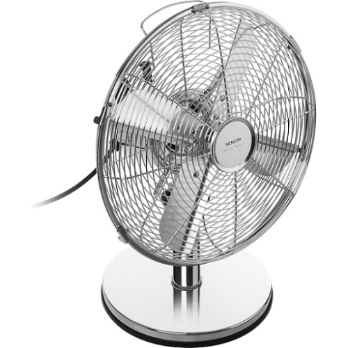 Kovový stolní ventilátor SENCOR SFE 3040SL stříbrná