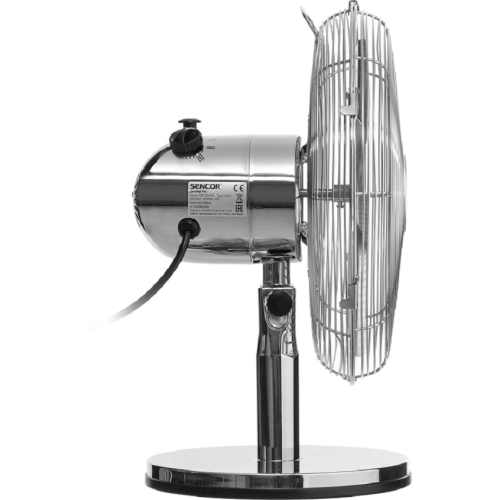 Kovový stolní ventilátor SENCOR SFE 3040SL stříbrná