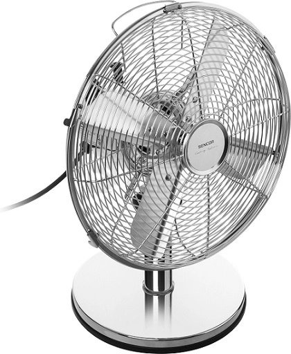 Obrázek produktu Kovový stolní ventilátor SENCOR SFE 3040SL stříbrná 3