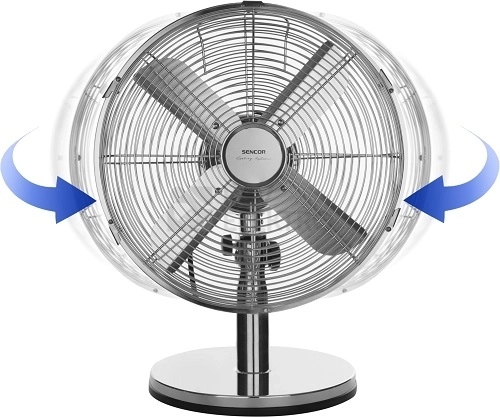 Obrázek produktu Kovový stolní ventilátor SENCOR SFE 3040SL stříbrná 4