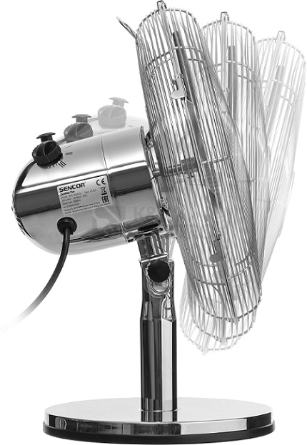 Obrázek produktu Kovový stolní ventilátor SENCOR SFE 3040SL stříbrná 5