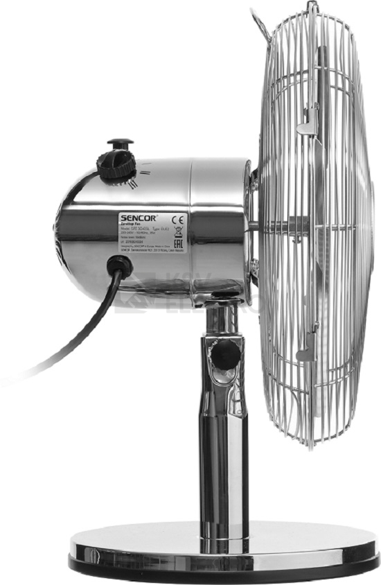 Obrázek produktu Kovový stolní ventilátor SENCOR SFE 3040SL stříbrná 6