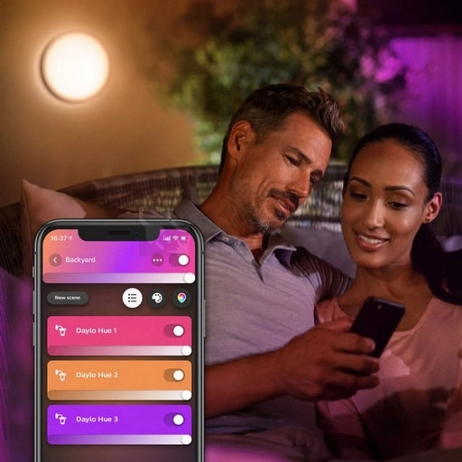 Obrázek produktu Venkovní nástěnné LED svítidlo Philips Hue Daylo 17465/30/P7 2000K-6500K RGB 3