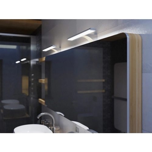 Koupelnové nástěnné LED svítidlo Panlux ELESAR PN12300005 12W IP44 4000K stříbrná (obrázek 8)