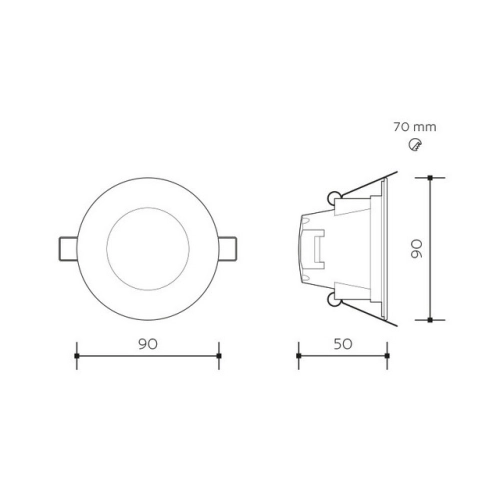 LED podhledové svítidlo Panlux SPOTLIGHT IP65 ROUND 4000K PN14300024 (obrázek 4)