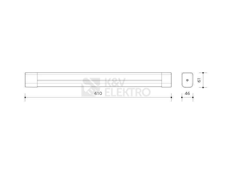 Obrázek produktu Kuchyňské podlinkové LED svítidlo Panlux LORIEN 10W IP44 3000K PN16100001 tři režimy stmívání světla 1