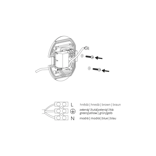 Přisazené orientační LED svítidlo 230V Panlux LEON CIRCLE stříbrná PN42100018 (obrázek 11)