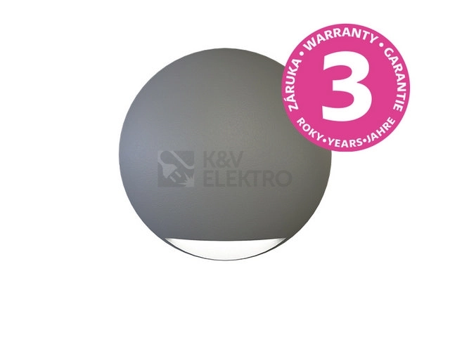 Obrázek produktu Přisazené orientační LED svítidlo 230V Panlux LEON CIRCLE stříbrná PN42100018 0