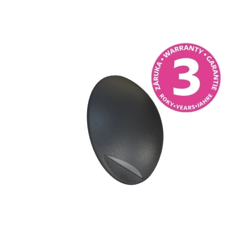 Přisazené orientační LED svítidlo 230V Panlux LEON CIRCLE tmavě šedá PN42100019 (obrázek 4)