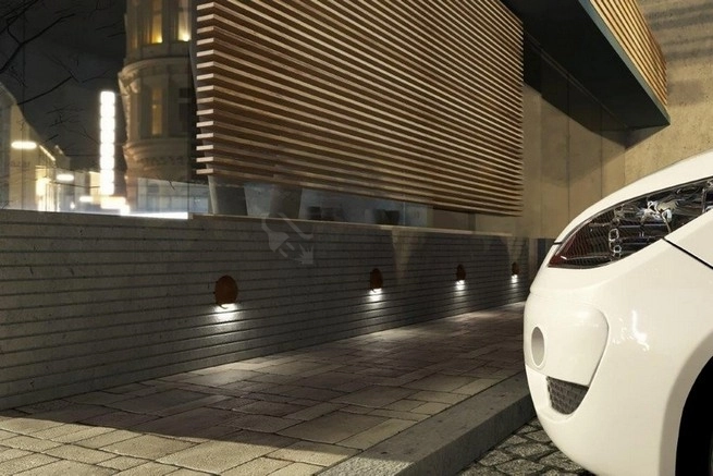 Obrázek produktu Přisazené orientační LED svítidlo 230V Panlux LEON CIRCLE rusty PN42100020 4