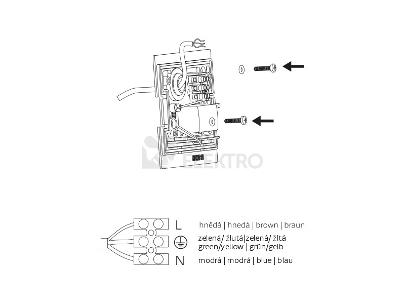 Obrázek produktu Přisazené orientační LED svítidlo 230V Panlux LEON SQUARE bílá PN42100021 5