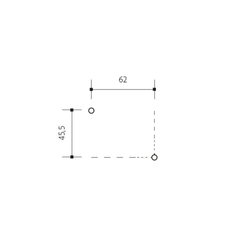 Přisazené orientační LED svítidlo 230V Panlux LEON SQUARE tmavě šedá PN42100023