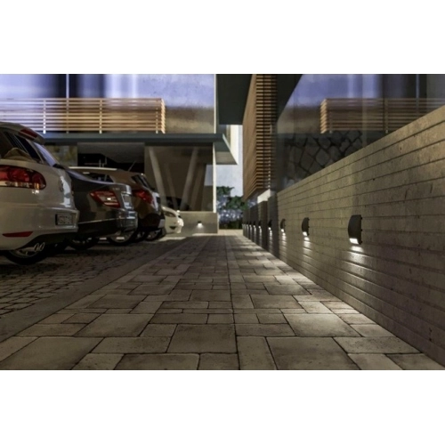 Přisazené orientační LED svítidlo 230V Panlux LEON SQUARE tmavě šedá PN42100023 (obrázek 5)