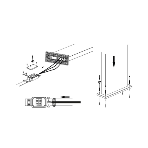 Zahradní LED svítidlo Panlux NATURA S výška 60cm s pohybovým čidlem PN42300008