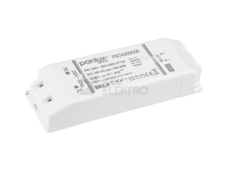 Obrázek produktu Napájecí zdroj pro LED Panlux 75W 48VDC PN74000006 0