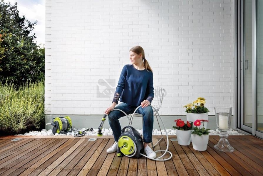 Obrázek produktu  Navíjecí buben se zahradní hadicí G.F. Aqua bag maxi 16,5m Lime 28-5608-LI 1
