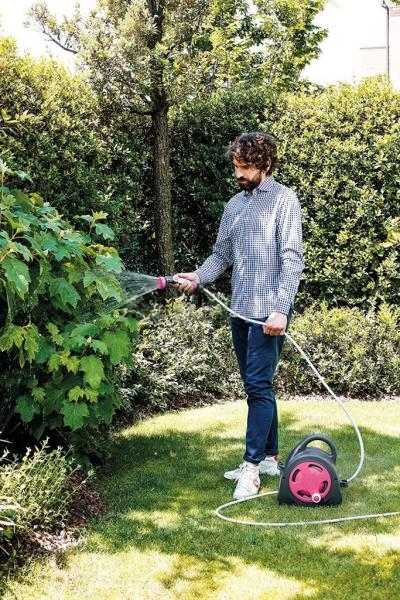 Obrázek produktu  Navíjecí buben se zahradní hadicí G.F. Garden Aqua bag maxi 16,5m Fuxia 27-5608-FU 5
