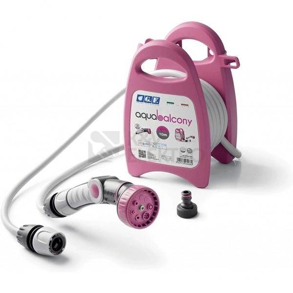 Obrázek produktu Navíjecí buben se zahradní hadicí G.F. Garden Aqua balcony 10m Fuxia 27-8552-FU 4