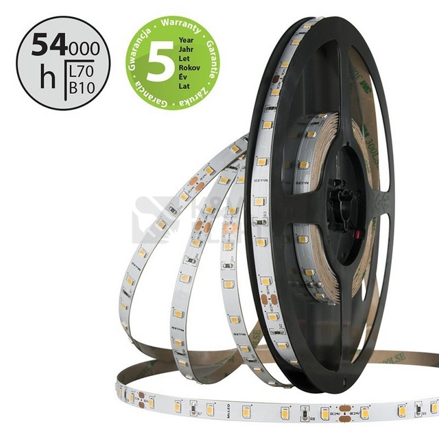 Obrázek produktu LED pásek McLED 24V teplá bílá CRI90 š=8mm IP20 4,8W/m 60LED/m SMD2835 ML-126.831.60.2 1