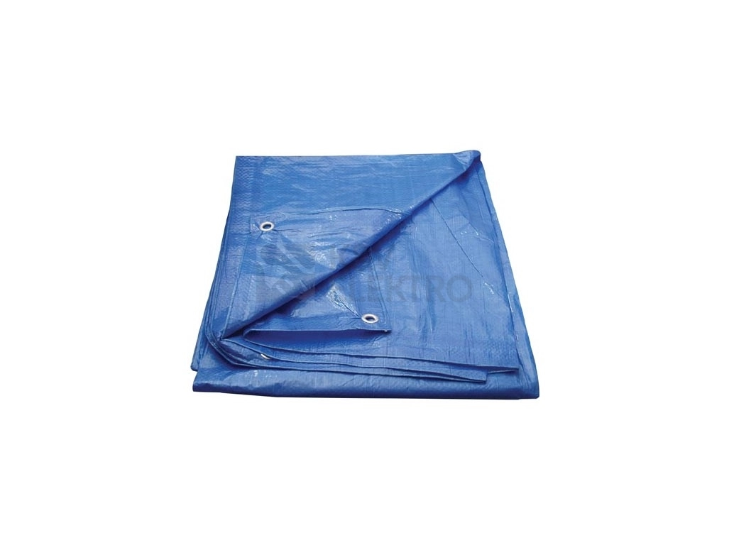 Obrázek produktu Zakrývací plachta s oky 4x5m 70g/m2 modrá 463255 0