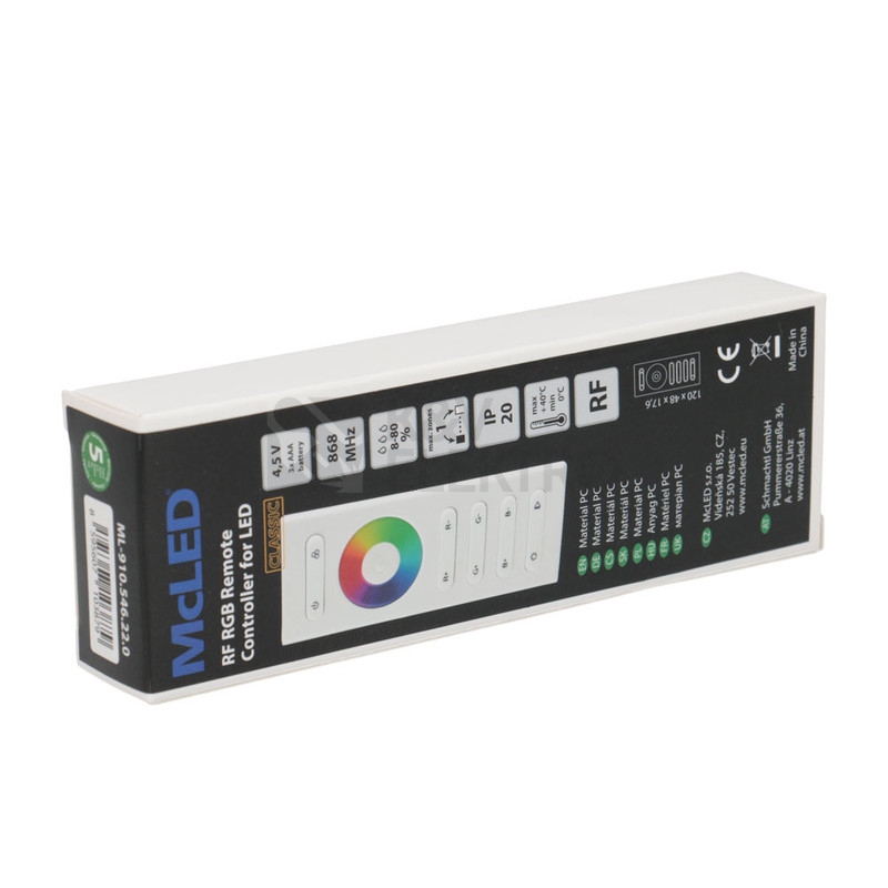 Obrázek produktu RF ovladač RGB bílý McLED ML-910.546.22.0 4