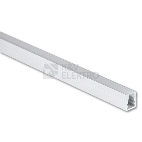 Přisazený hliníkový profil McLED PK 10x13mm včetně matného difuzoru 1m ML-761.047.43.1