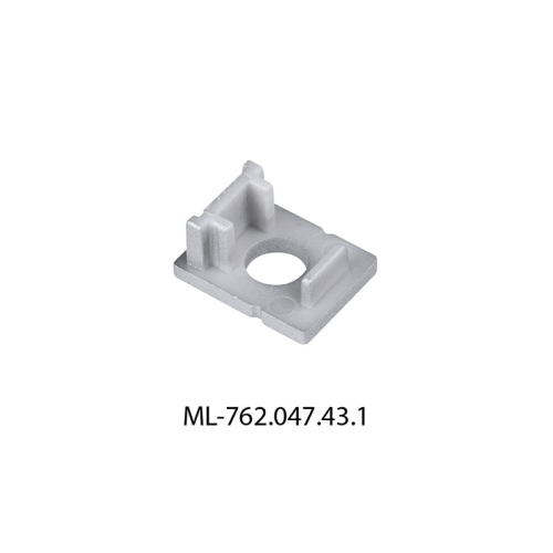 Levně Koncovka s otvorem pro LED profil PK2 McLED ML-762.047.43.1