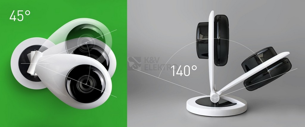 Obrázek produktu Bezdrátová HD interiérová IP kamera EVOLVEO Salvarix CAM IN720P312 2