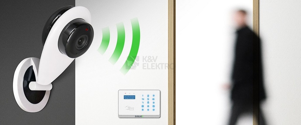Obrázek produktu Bezdrátová HD interiérová IP kamera EVOLVEO Salvarix CAM IN720P312 3