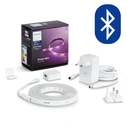 Levně Hue LED pásek White and Color Ambiance Lightstrips Plus Philips BT 8718699703424 25W 1600lm 2000-6500K RGB, 2 m