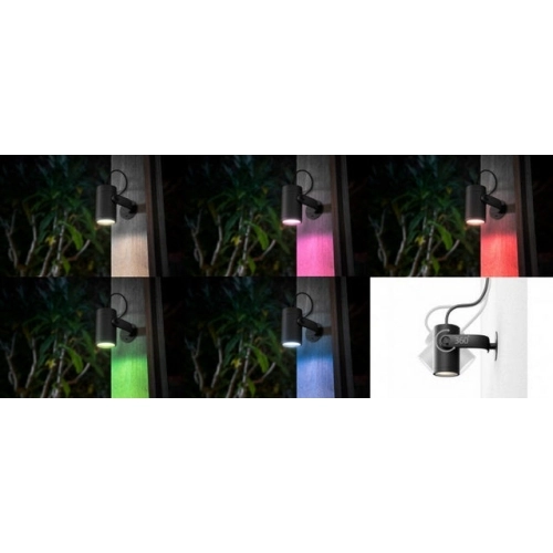 Venkovní spotové zemní/nástěnné svítidlo Philips Hue Lily 17415/30/P7 2200K-6500K RGB (obrázek 8)