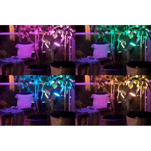 Venkovní spotové zemní/nástěnné svítidlo Philips Hue Lily 17415/30/P7 2200K-6500K RGB (obrázek 10)
