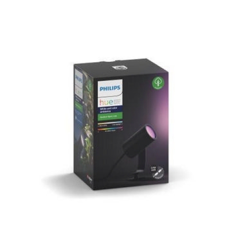 Venkovní spotové zemní/nástěnné svítidlo Philips Hue Lily 17415/30/P7 2200K-6500K RGB