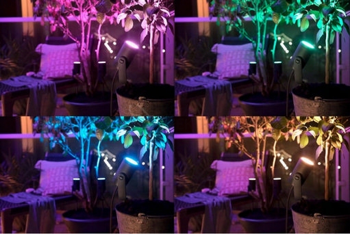 Obrázek produktu Venkovní spotové zemní/nástěnné svítidlo Philips Hue Lily 17415/30/P7 2200K-6500K RGB 4