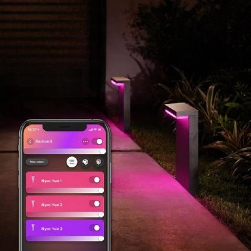 Venkovní sloupkové svítidlo Philips Hue Nyro 17455/30/P7 2000K-6500K RGB (obrázek 6)