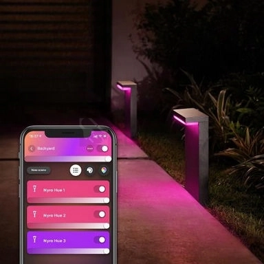 Obrázek produktu Venkovní sloupkové svítidlo Philips Hue Nyro 17455/30/P7 2000K-6500K RGB 5